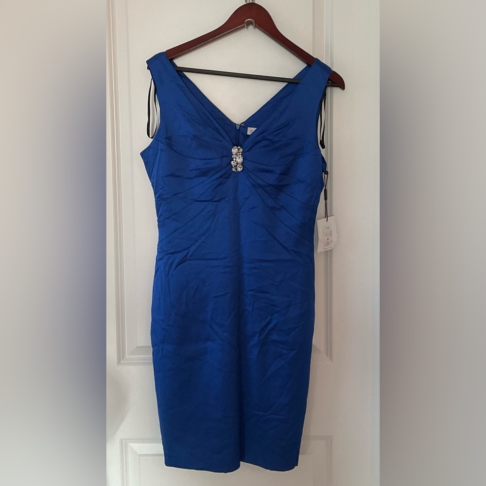 Calvin Klein Blue Midi Dress